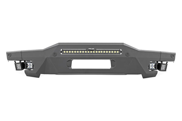 Rough Country Front Bumper Modular Stubby Wings Amber Drl Ford Bronco (21-23) 51079