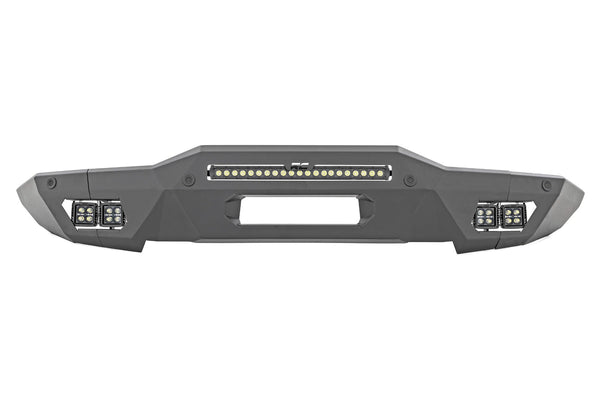 Rough Country Front Bumper Modular Full Wings Amber Drl Ford Bronco (21-23) 51075