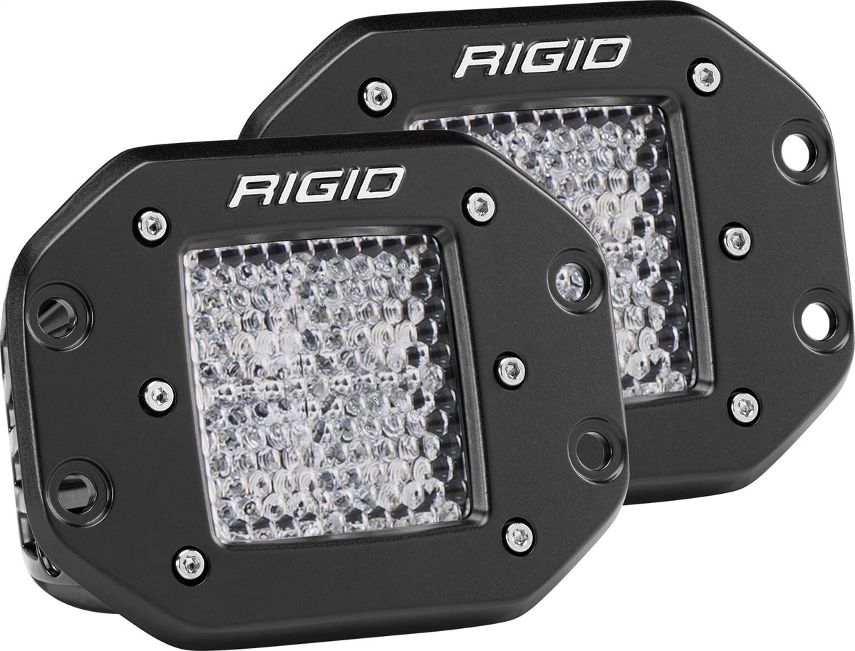 RIGID Dually Flush Mount 60 Deg. Lens Set of 2 212513