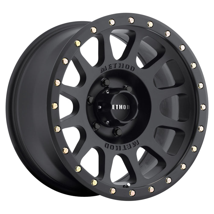 Method MR305 NV 17x8.5 0mm Offset 6x135 94mm CB Matte Black Wheel MR30578516500