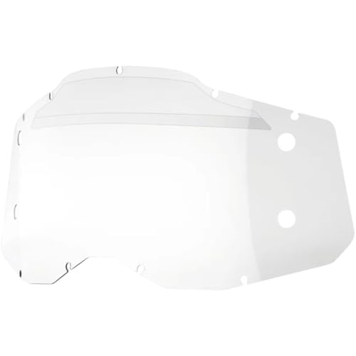 100% Goggle FORECAST Replacement Lens - Sheet - Compatible with Racecraft 2, Accuri 2, and Strata 2 Goggles