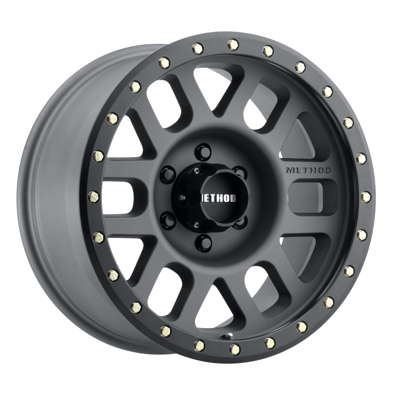 Method MR309 Grid 17x8.5 0mm Offset 6x5.5 108mm CB Titanium/Black Street Loc Wheel MR30978560800