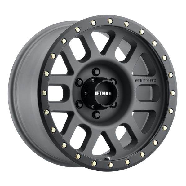 Method MR309 Grid 17x8.5 0mm Offset 6x5.5 108mm CB Titanium/Black Street Loc Wheel MR30978560800
