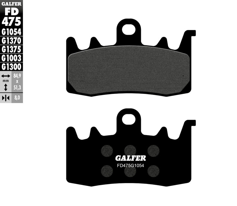 FD475G1054 Galfer Brake Pads Semi Metallic Fd475G1054