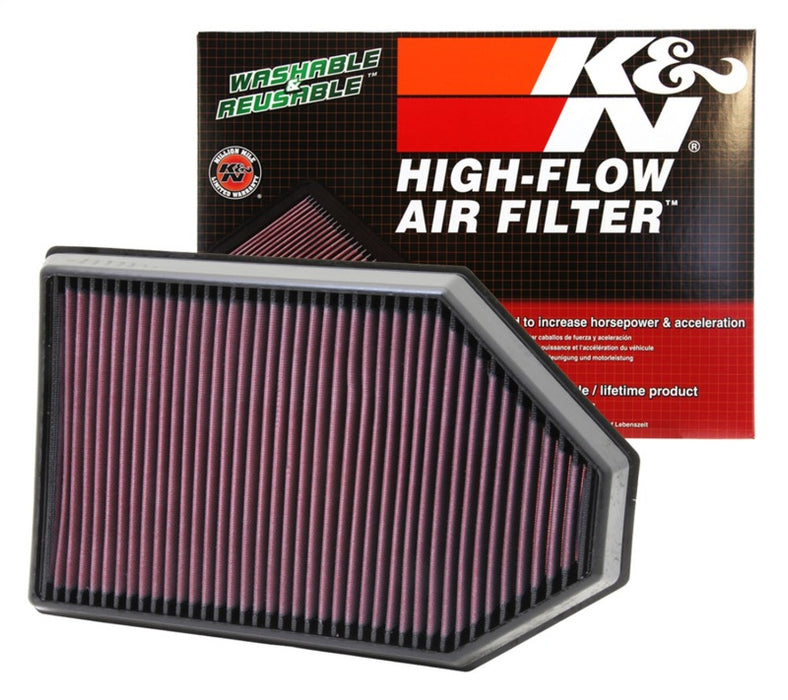 K&N Replacement Air Filter for 11 Chrysler 300/300C / Challenger 3.6L/5.7L/6.4L / Charger 3.6L/5.7L 33-2460