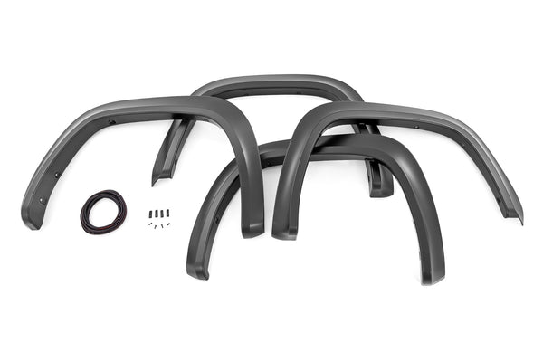 Rough Country Sport Fender Flares Fits toyotaTundra 2WD/4WD (2022-2023) (Gloss Black) S-T42211-RCGB