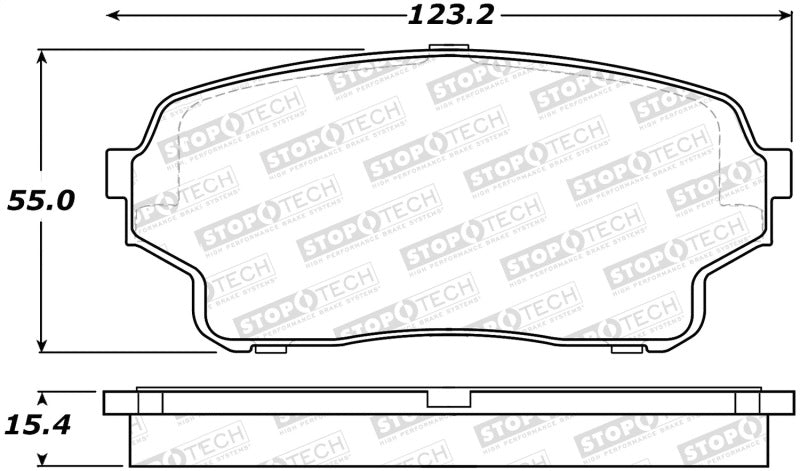 StopTech Street Brake Pads 308.1105