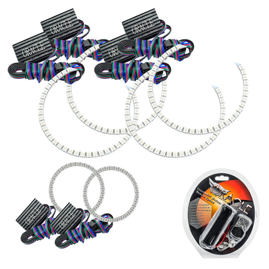 Oracle compatible with Jeep Grand Cherokee 11-13 Triple Halo Kit ColorSHIFT SEE WARRANTY 2627-330