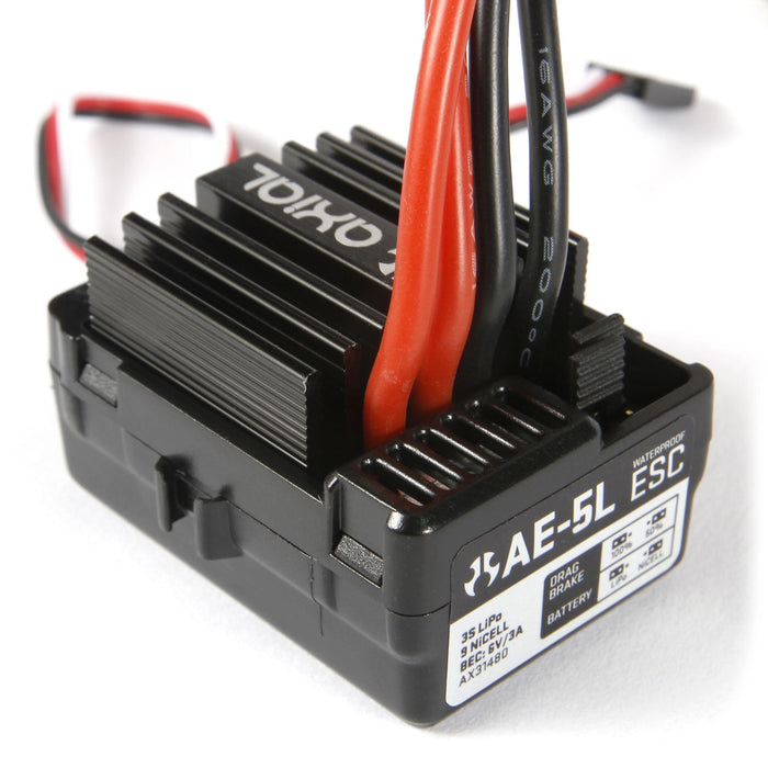 Axial AX31480 AE-5L ESC w/LED Port/Light AXIC1480 Car Speed Controls & Accessories