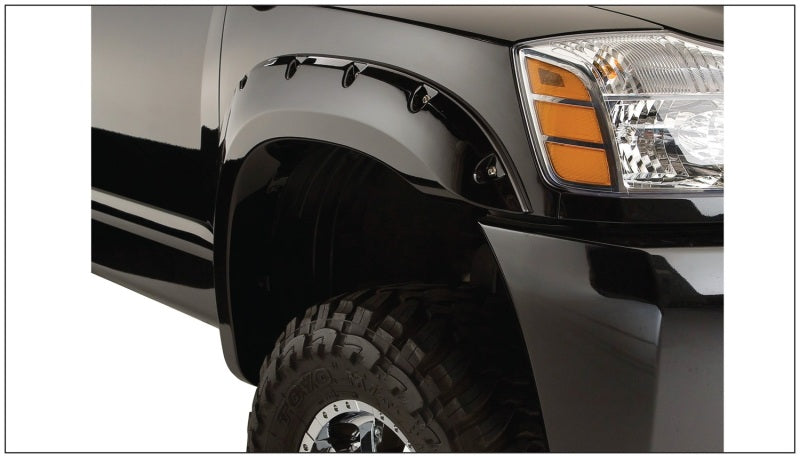 Bushwacker 04-15 Compatible with Nissan Titan Pocket Style Flares 2pc Black 70013-02