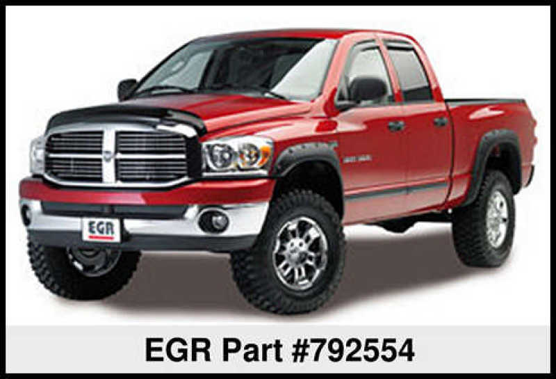 EGR 02-08 Compatible with Dodge Ram LD Bolt-On Look Fender Flares Set 792554