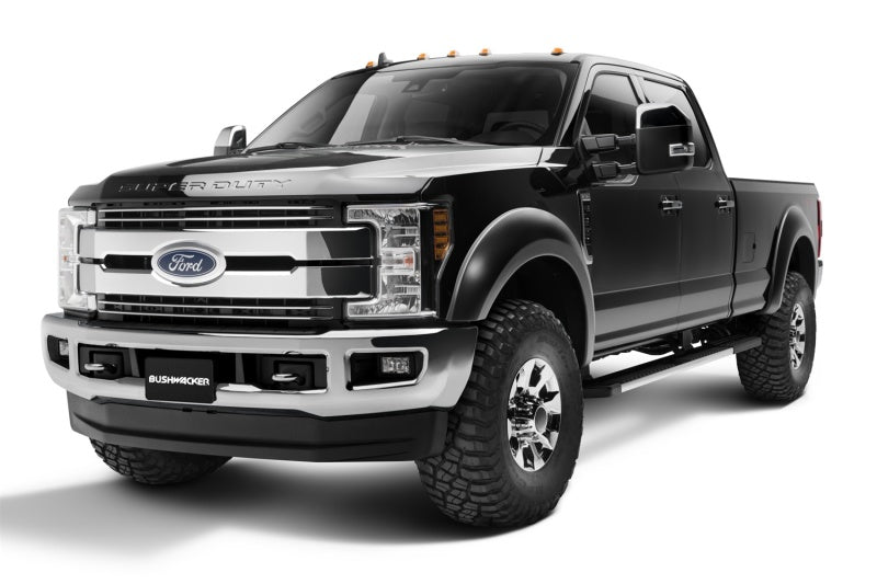 Bushwacker 17-18 Ford F-250 Super Duty Extend-A-Fender Style Flares 4pc Black 20943-02