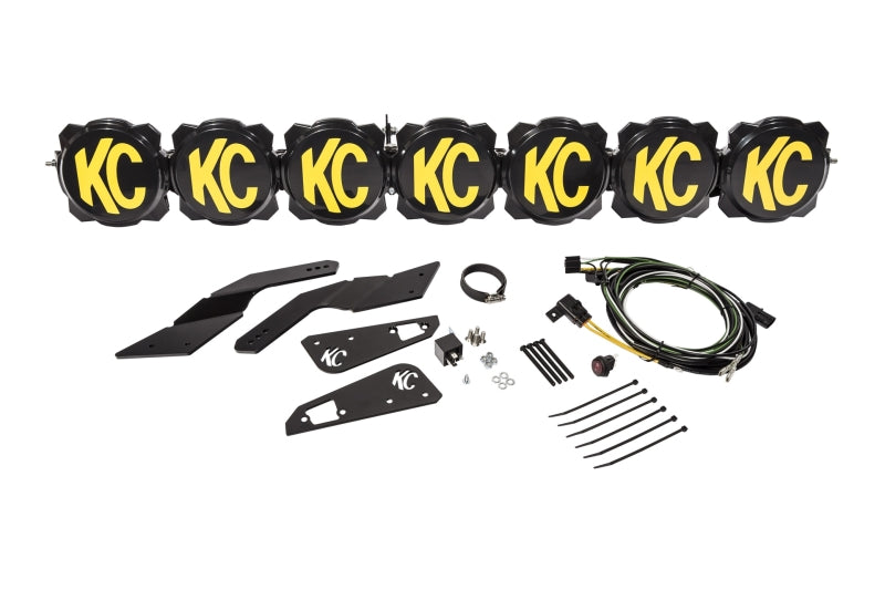 KC HiLiTES Can-Am X3 45in. Pro6 Gravity LED 7-Light 140w Combo Beam Overhead Light Bar System 91334