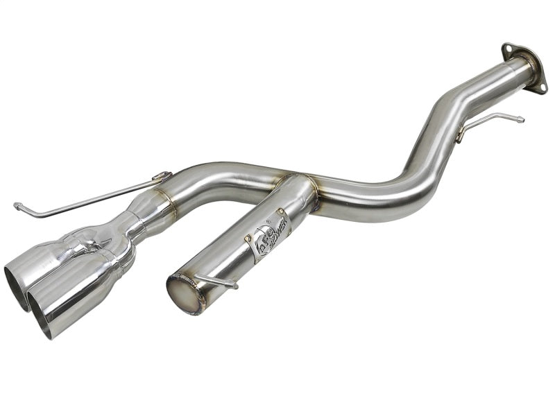 aFe MACHForce XP 08-13 BMW 135i L6-2.0L N54/N55 3in. 304 SS Axle-Back Exhaust w/Polished Tips 49-36302-P