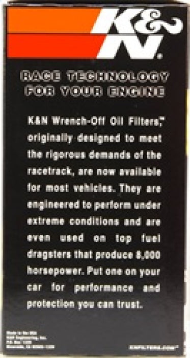 K&N Oil Filter OIL FILTER; AUTOMOTIVE HP-6001