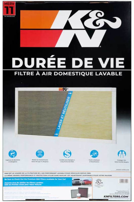 K&N HVAC Filter 16 x 25 x 1 HVC-11625