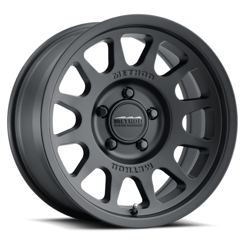 Method MR703 17x8.5 +25mm Offset 5x5 71.5mm CB Matte Black Wheel MR70378550525