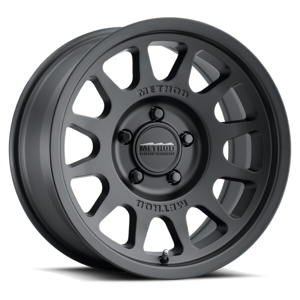 Method MR703 17x8.5 +25mm Offset 5x5 71.5mm CB Matte Black Wheel MR70378550525