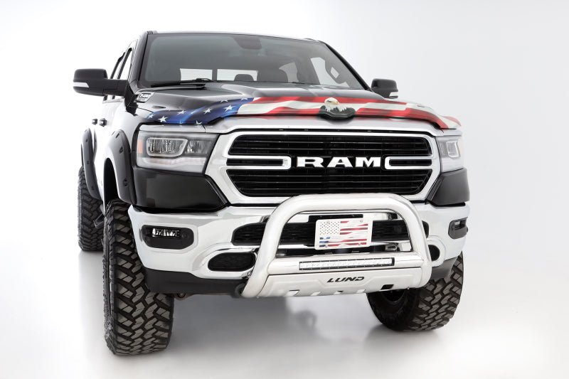 Stampede 19-23 Ram 1500 (Excl. Rebel/TRX) Vigilante Premium Hood Protector Flag 2019-30