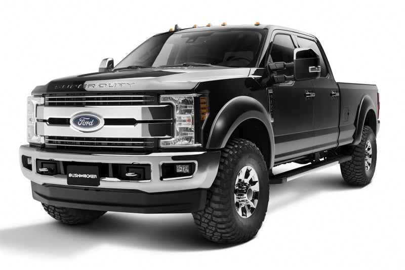 Bushwacker 17-18 Ford F-250 Super Duty Extend-A-Fender Style Flares 4pc Black 20943-02