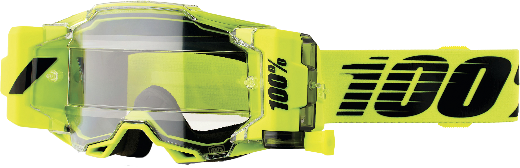 100% ARMEGA FORECAST Goggle Nuclear Citrus - Clear Lens