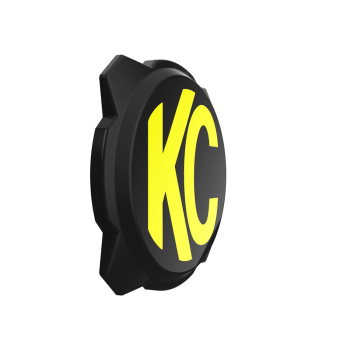 KC HiLiTES 6in. Hard Cover for Gravity Pro6 LED Lights (Single) Black w/Yellow KC Logo 5111