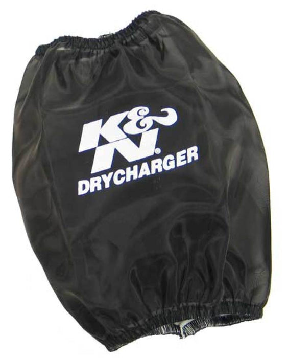 K&N Black DryCharger Round Tapered Air Filter Wrap 5.5in Base ID x 4.5in Top ID x 6.5in H RC-4630DK