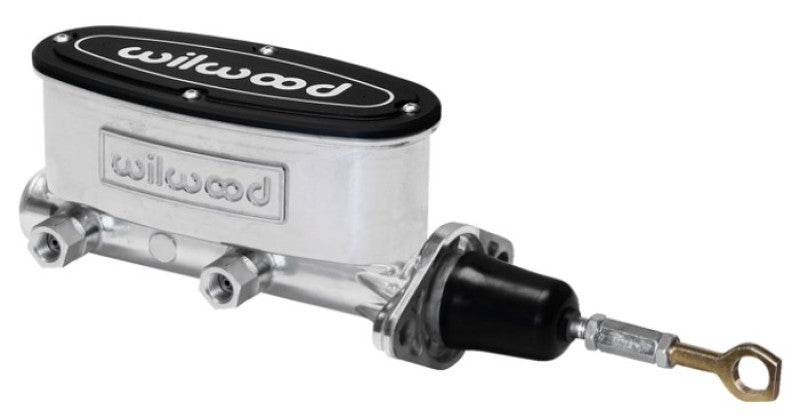 Wilwood High Volume Tandem M/C 15/16in Bore Ball Burnished-W/Pushrod Early Mustang 260-14157-P