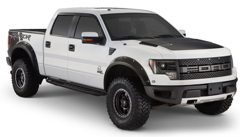 Bushwacker 10-14 Ford F-150 SVT Raptor Pocket Style Flares 4pc Black 20938-02