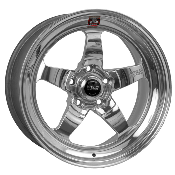 Weld S71 17x8 / 5x4.75 BP / 5.4in. BS Polished Wheel (Low Pad) Non-Beadlock 71LP7080B55A