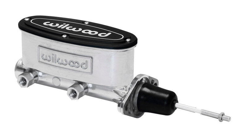 Wilwood High Volume Tandem Master Cylinder 7/8in Bore Ball Burnished-W/Pushrod 260-9439-P