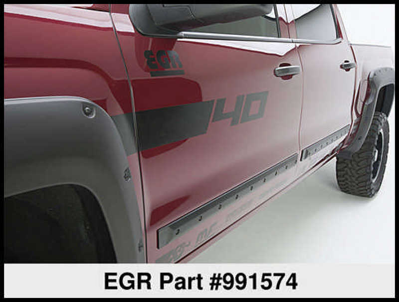 EGR Double Cab Front 41.5in Rear 28in Bolt-On Look Body Side Moldings (991574) 991574