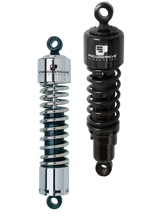 Progressive Harley 412 Series Shocks 13.0in Black 412-4008B