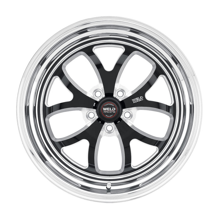 Weld S76 15x9 / 5x4.5 BP / 6.5in. BS Black Wheel (Medium Pad) Non-Beadlock 76MB-509A65A