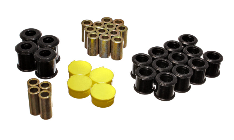 Energy Suspension 89-94 Compatible with Nissan 240SX (S13) Black Rear Control Arm Bushing Set 7.3115G