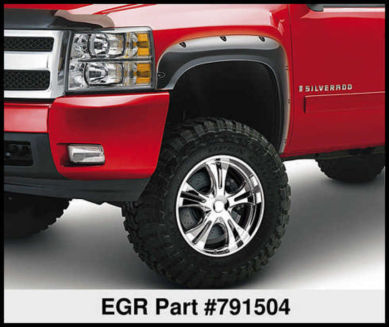 EGR 07-13 Chev Silverado 6-8ft Bed Bolt-On Look Fender Flares Set 791504