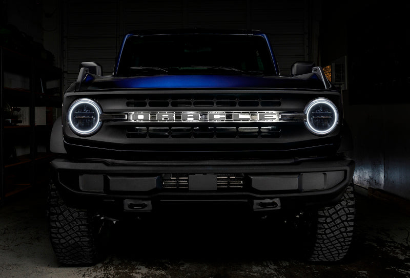 Oracle 2021 Fits Ford Bronco Base Headlight LED Halo Kit Colorshift W/ Rf Controller See Warranty 1470-330