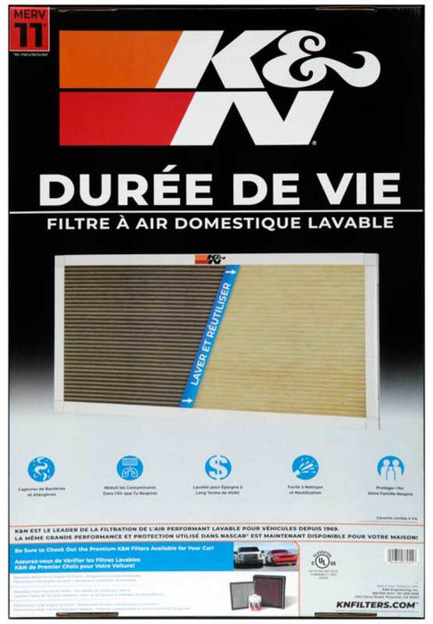 K&N HVAC Filter 16 x 24 x 1 HVC-11624