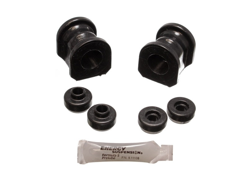 Energy Suspension 89-94 Compatible with Nissan 240SX (S13) Black 25mm Front Sway Bar Bushing Set 7.5123G