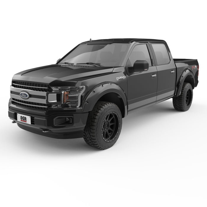 EGR 2018 Ford F150 Bolt-On Look Color Match Fender Flares Set Shadow Black 793574-G1