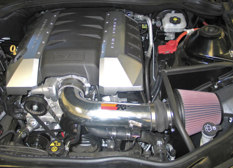 K&N 10 Camaro 6.2L V8 Polished Typhoon Short Ram Intake 69-4519TP