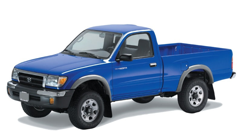 Bushwacker 95-00 Toyota Tacoma Fleetside Extend-A-Fender Style Flares 4pc w/ 4WD Only Black 31911-11