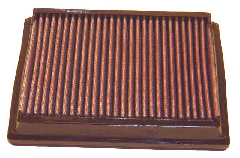 K&N Replacement Air Filter AUDI RS6, 4.2L-V8 (TWIN TURBO); 2002-2003 (2 FILTERS REQUIRED) 33-2866