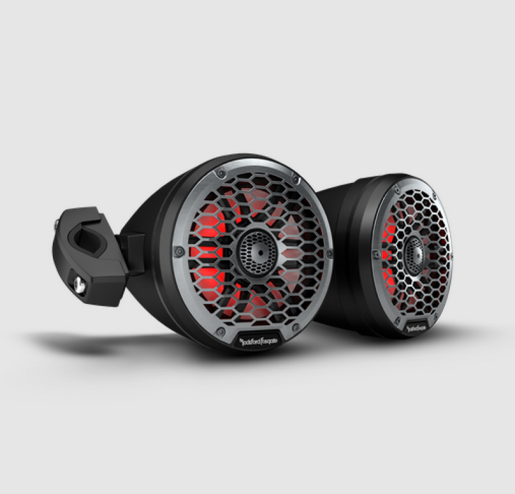 Rockford Fosgate M2 6.5in. Color Optix Moto-Can Speakers (Pair) M2WL-65MB