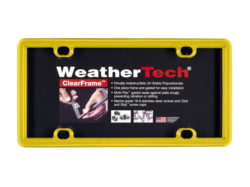 WeatherTech ClearFrame Yellow 8ALPCF14