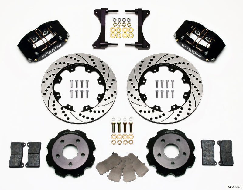 Wilwood Dynapro Radial Front Kit 12.00in Drilled Subaru Impreza WRX (*Line Kit Needed*) 140-9193-D