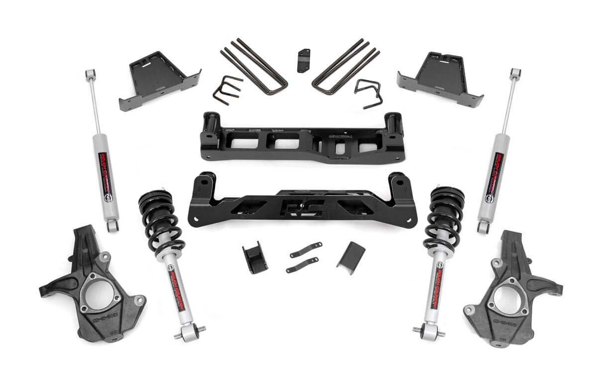 Rough Country 7.5 Inch Lift Kit N3 Struts Fits Chevy/GMC 1500 (07-13) 26331