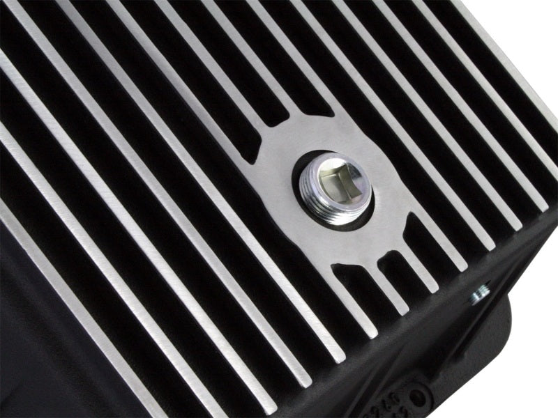 aFe Power Cover Trans Pan Machined Trans Pan GM Diesel Trucks 01-12 V8-6.6L Machined 46-70072