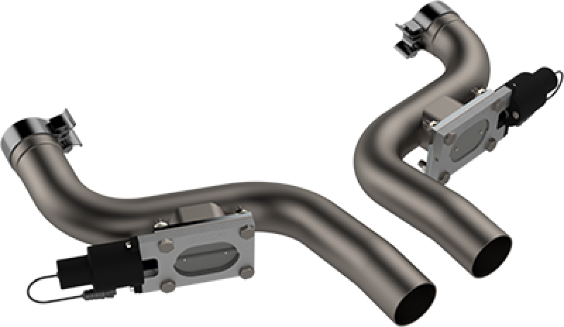 QTP 15-19 Compatible with Dodge Challenger/Charger 6.2L/6.4L 304SS Aggressor Cutout Dual Mid Pipes 530115