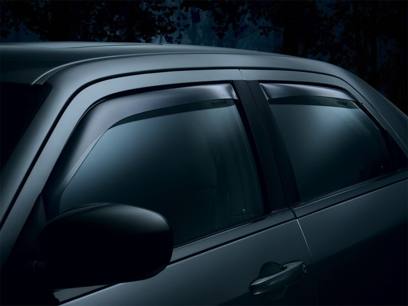 WeatherTech 94-04 Chevrolet S10 Pickup Front and Rear Side Window Deflectors Dark Smoke 88018